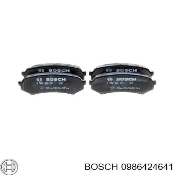 0986424641 Bosch pastillas de freno traseras