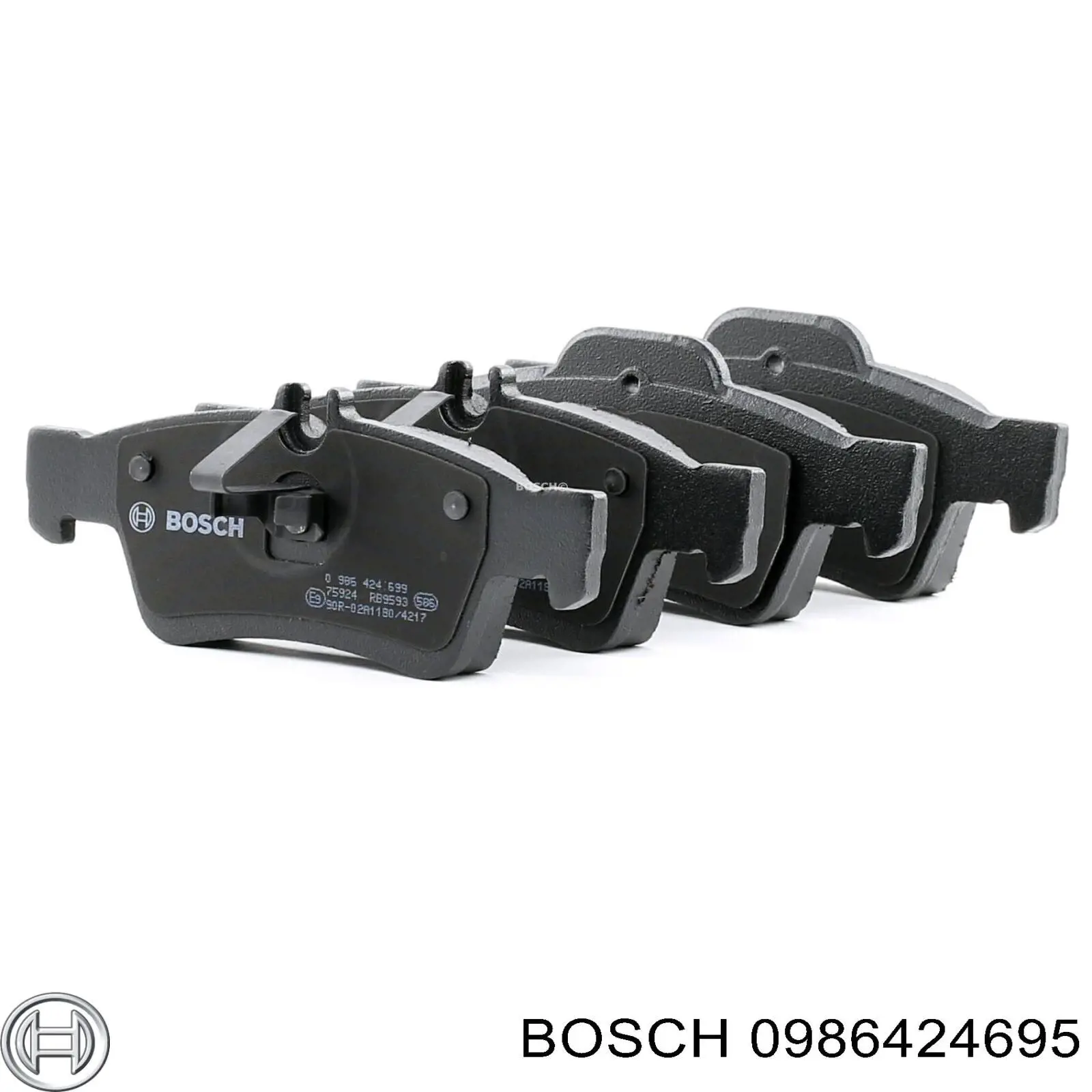 0986424695 Bosch pastillas de freno delanteras