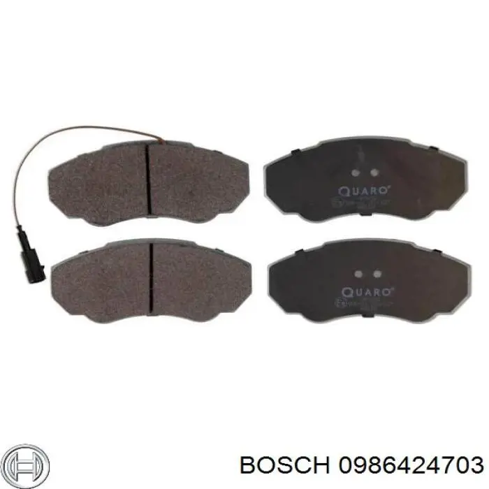 Pastillas de freno delanteras Fiat Ducato 2 230L