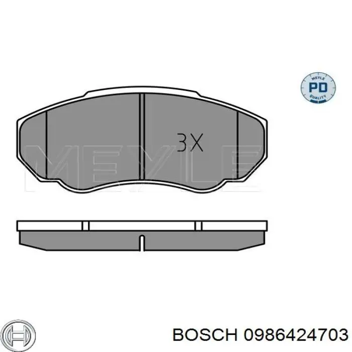 Pastillas de freno delanteras Fiat Ducato 2 230L