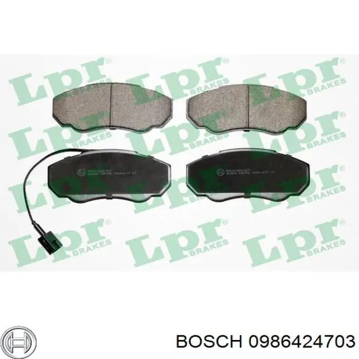 Pastillas de freno delanteras Fiat Ducato 2 230L