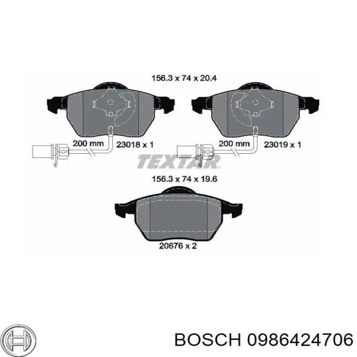 Pastillas de freno delanteras Audi A6 4F2
