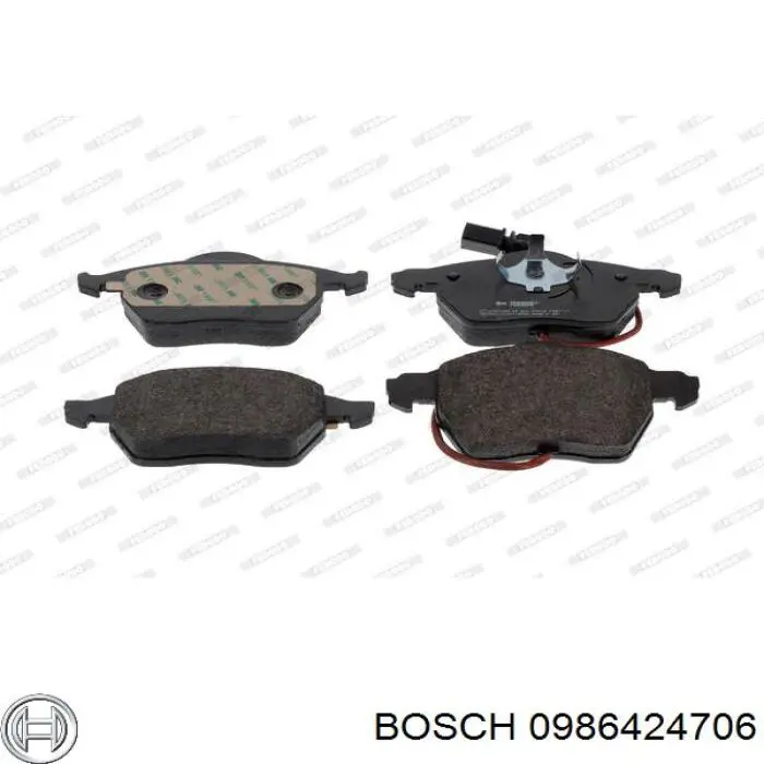 Pastillas de freno delanteras Audi A6 4F2