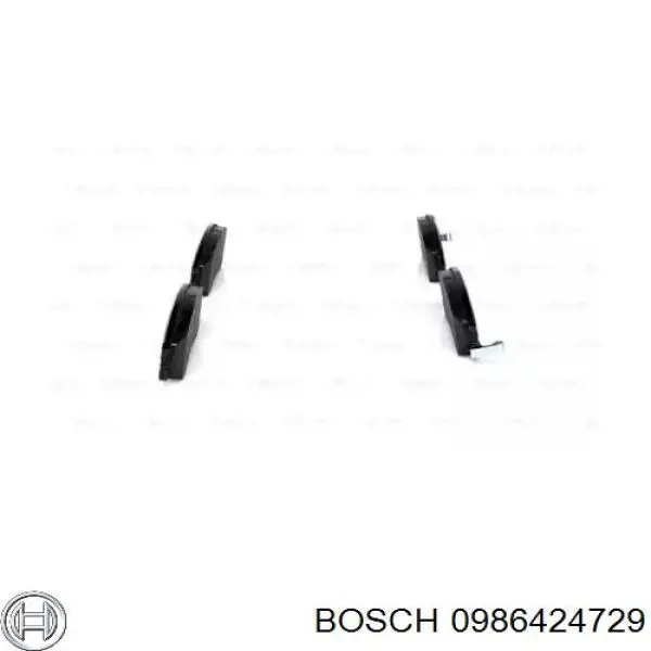 Pastillas freno delanteras Bosch 0986424729 precio, desde 22,69 EUR