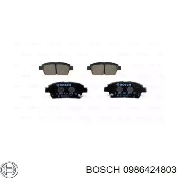 Pastillas de freno delanteras para Toyota Corolla (E12J)