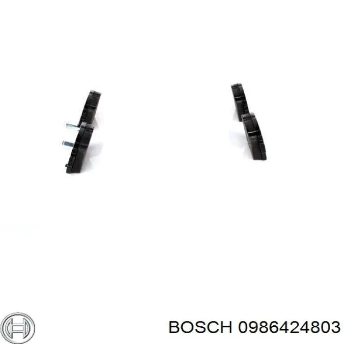 0986424803 Bosch pastillas de freno delanteras