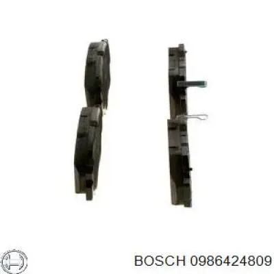Comprar 0986424809 Bosch Pastillas delanteras de freno