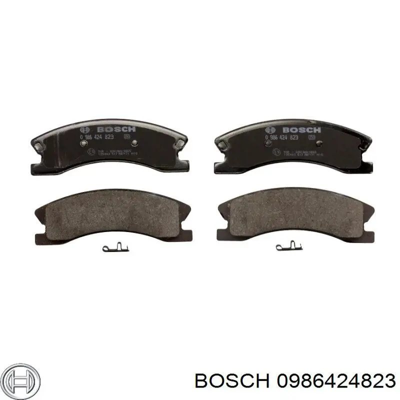 0986424823 Bosch pastillas de freno delanteras