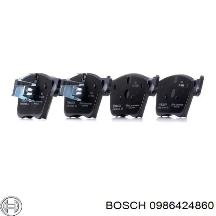 0986424860 Bosch pastillas de freno delanteras