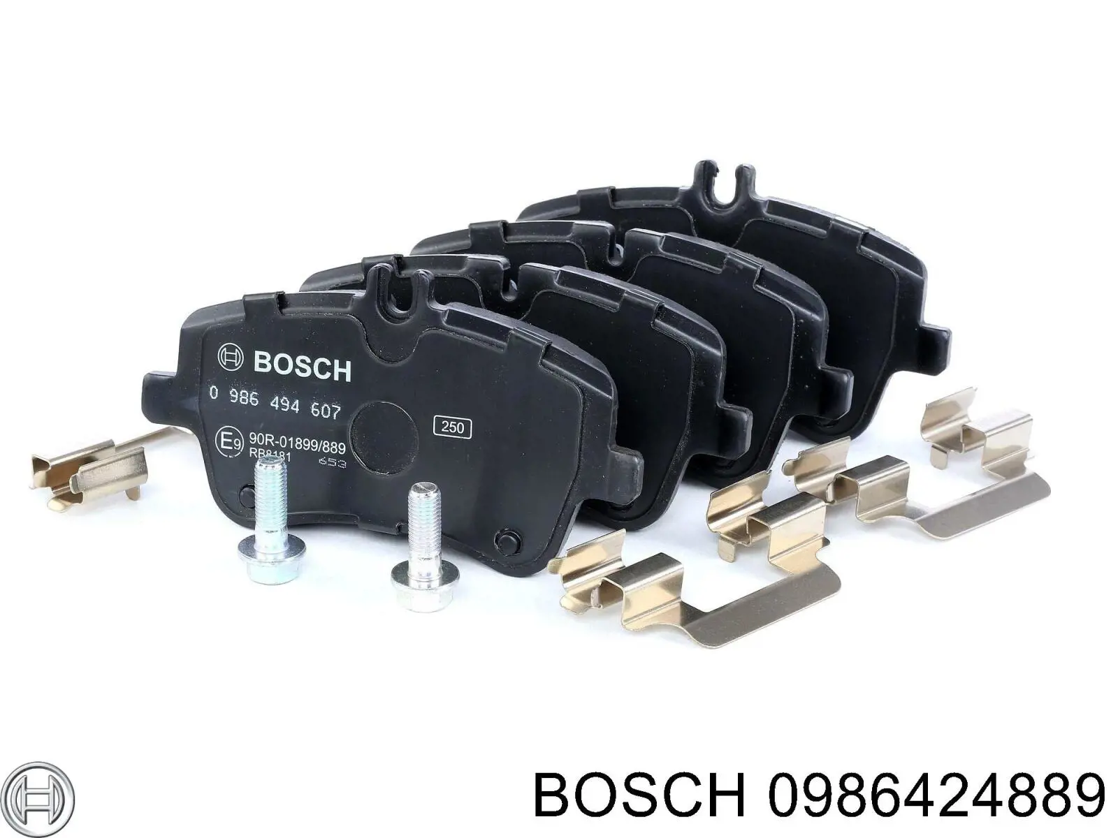 0986424889 Bosch pastillas de freno traseras