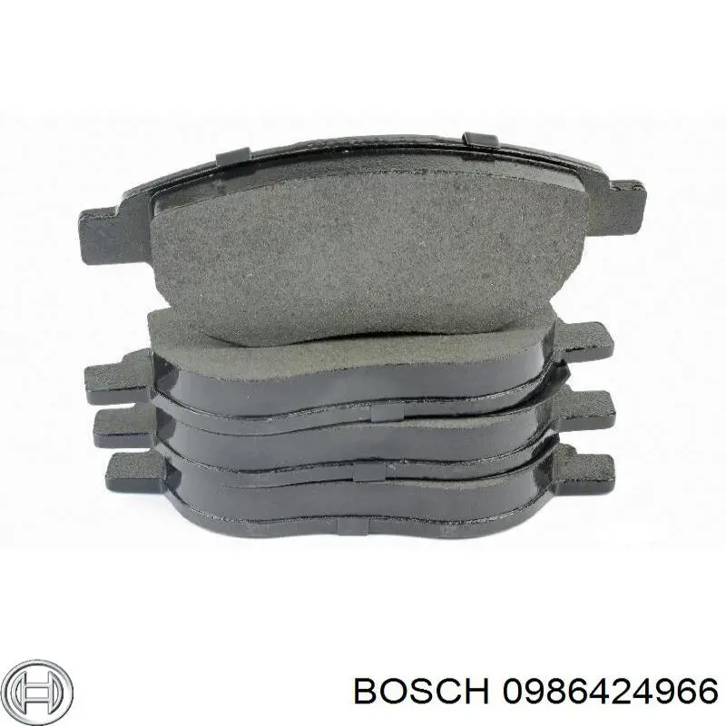 0986424966 Bosch pastillas de freno delanteras