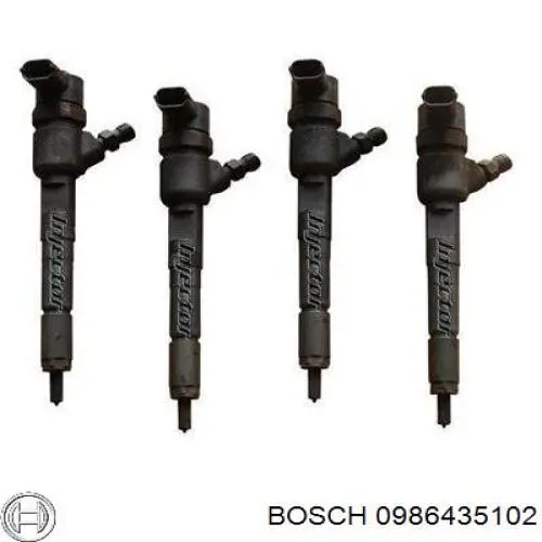 0 986 435 102 Bosch inyector