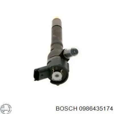 0 986 435 174 Bosch inyector de combustible