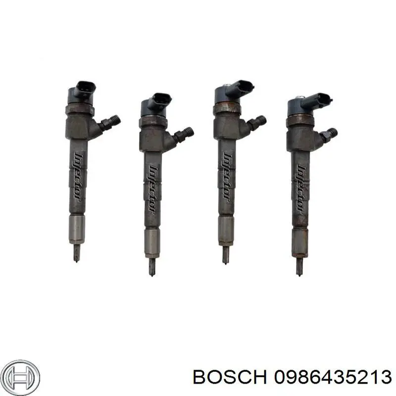 0 986 435 213 Bosch inyector de combustible