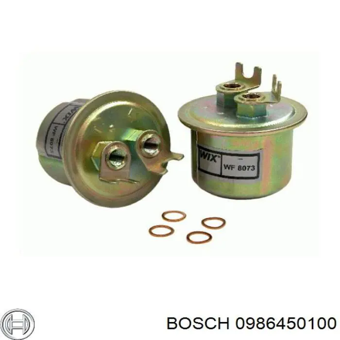 Comprar 0986450100 Bosch Filtro diesel