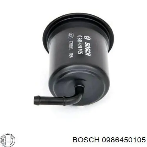0 986 450 105 Bosch filtro combustible