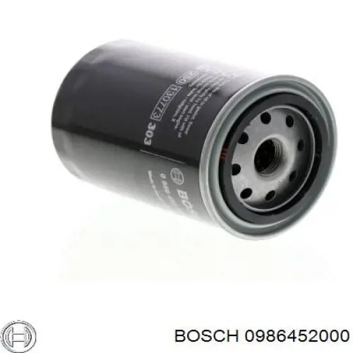 0986452000 Bosch filtro de aceite