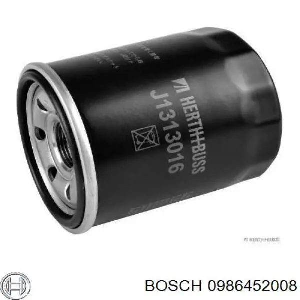 0986452008 Bosch filtro de aceite