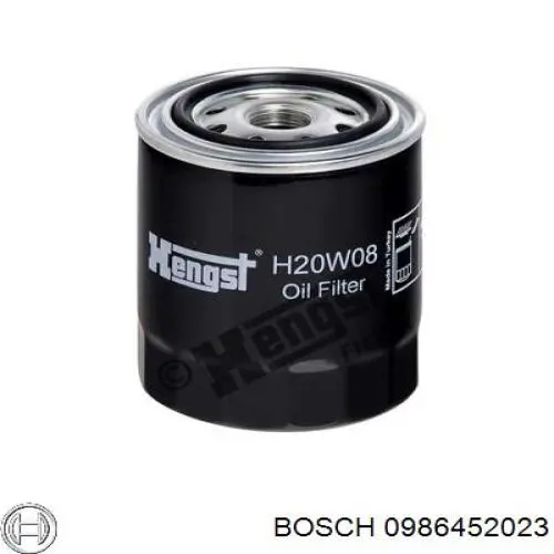 0986452023 Bosch filtro de aceite