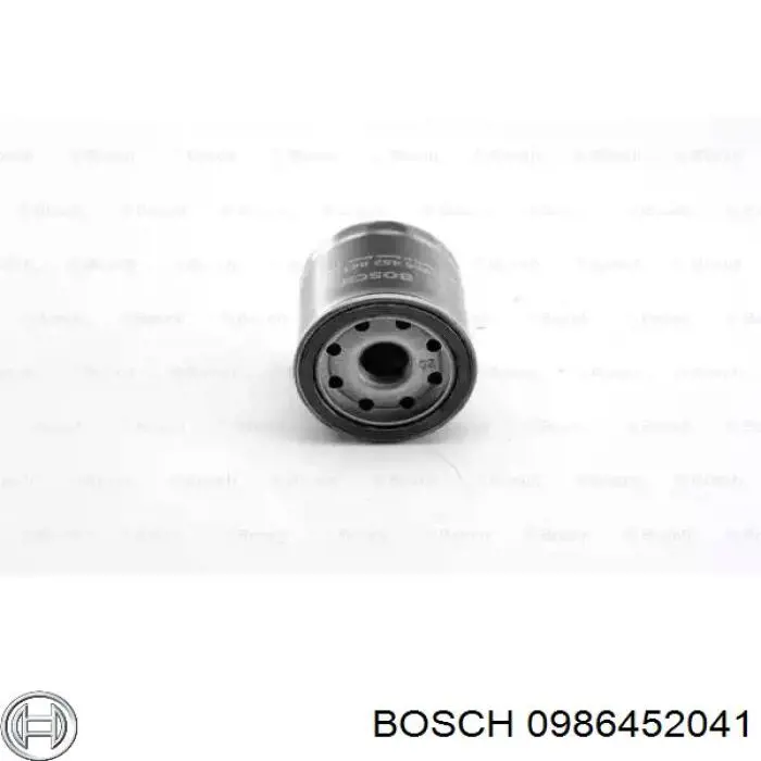 0986452041 Bosch filtro de aceite