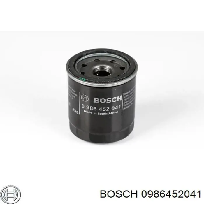 0986452041 Bosch Filtro aceite
