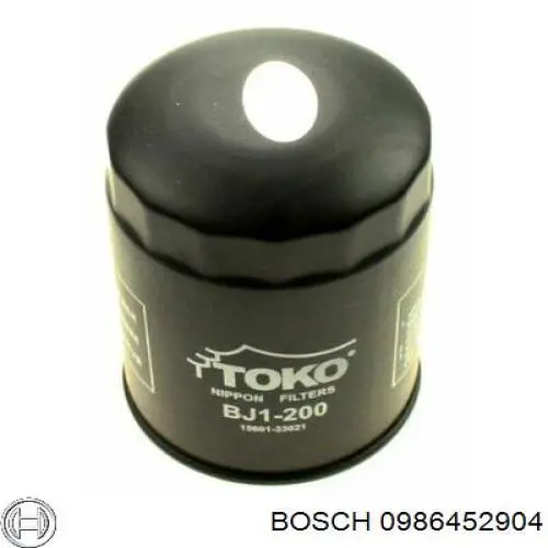 0986452904 Bosch filtro de aceite