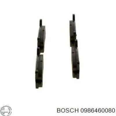 0986460080 Bosch pastillas de freno traseras