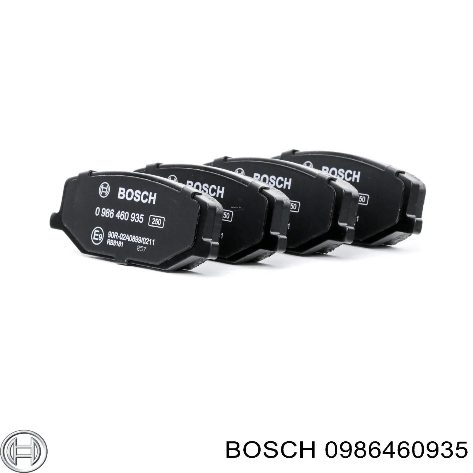 0986460935 Bosch pastillas de freno delanteras