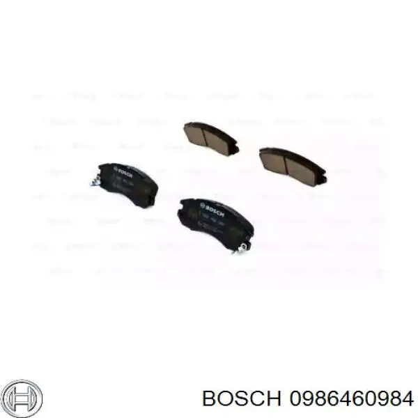 0986460984 Bosch pastillas de freno delanteras