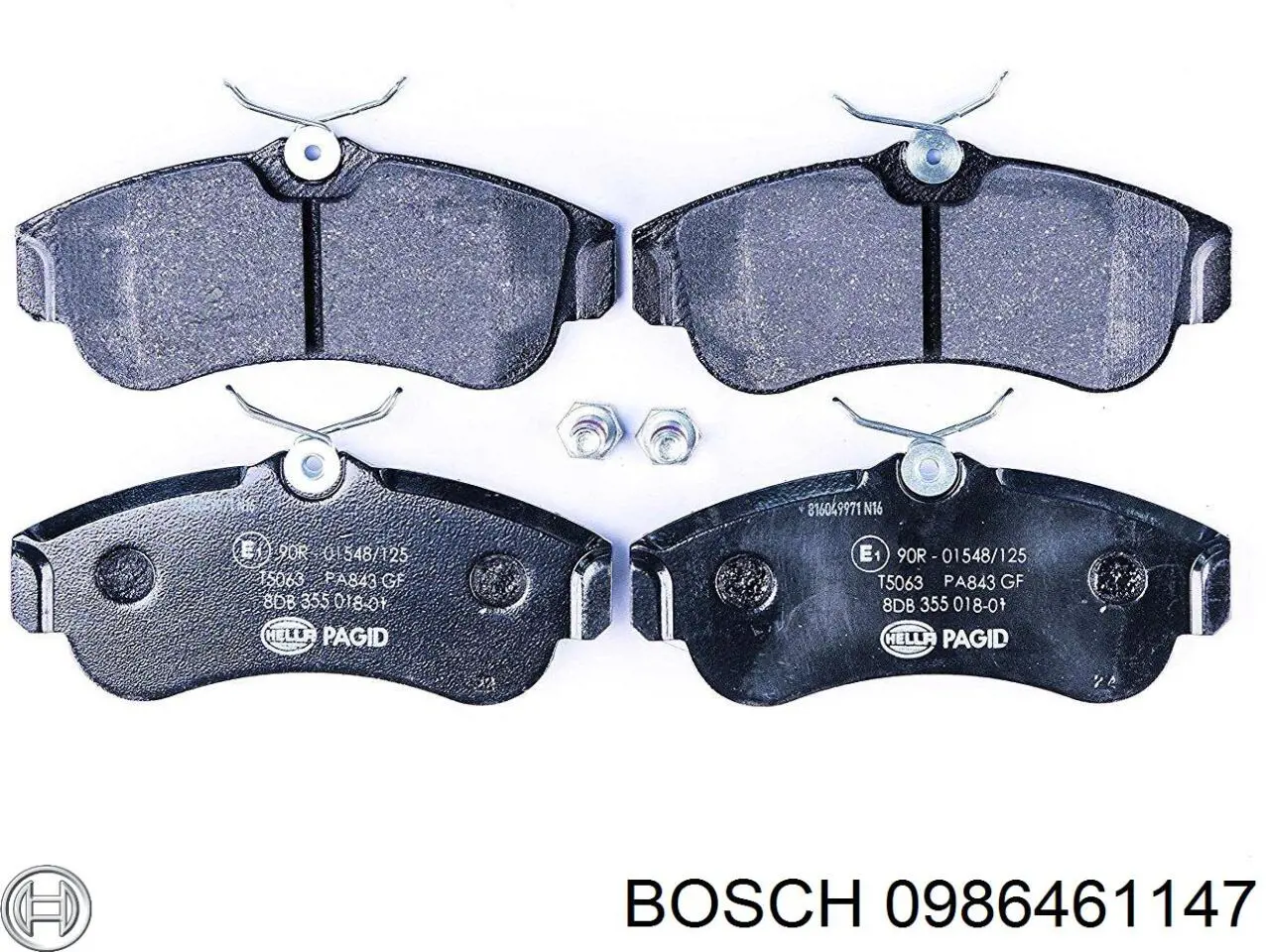 0986461147 Bosch pastillas de freno delanteras