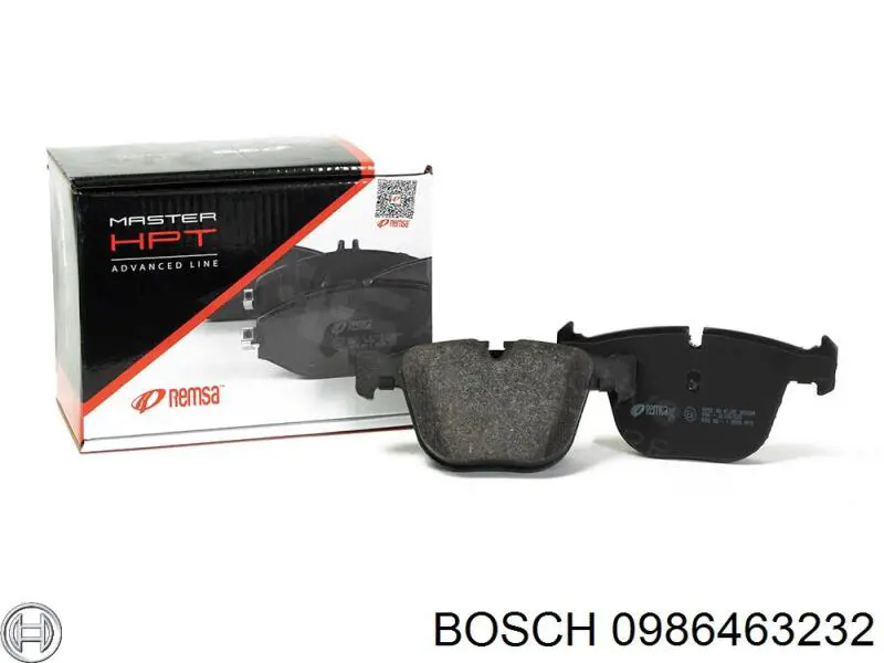 0986463232 Bosch pastillas de freno delanteras