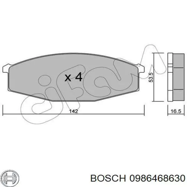 Pastillas de freno delanteras Nissan Patrol Y60