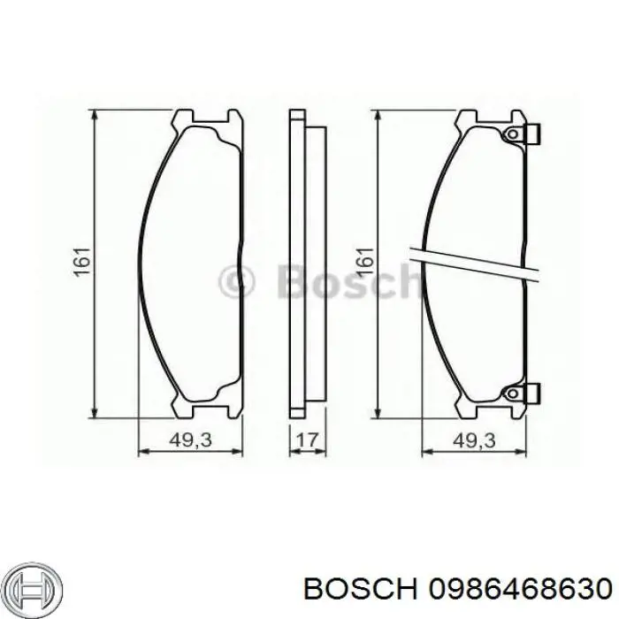 Pastillas de freno delanteras Nissan Patrol Y60