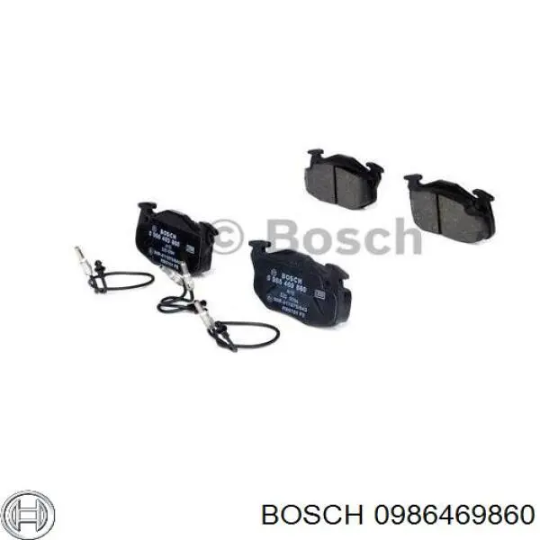 Comprar 0986469860 Bosch Pastillas delanteras de freno
