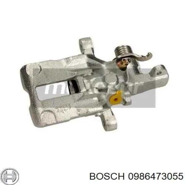 0986473055 Bosch pinza de freno trasera izquierda