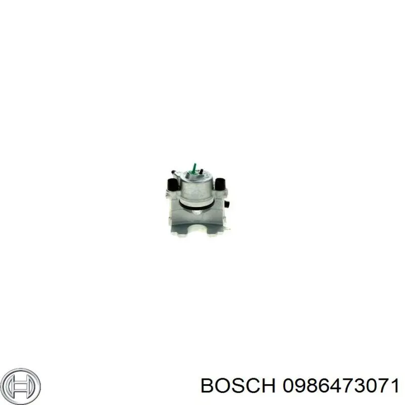 0 986 473 071 Bosch pinza de freno delantera izquierda