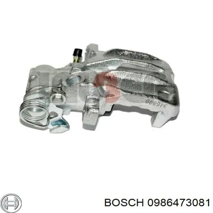 0986473081 Bosch pinza de freno trasero derecho