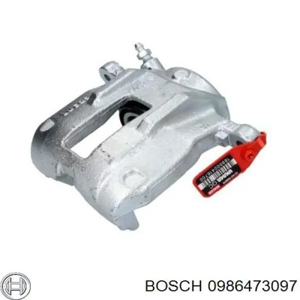 Pinza de freno, Eje delantero izquierda Bosch 0986473097