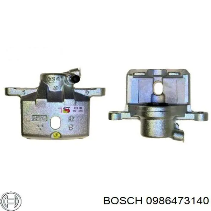 0986473140 Bosch pinza de freno trasera izquierda