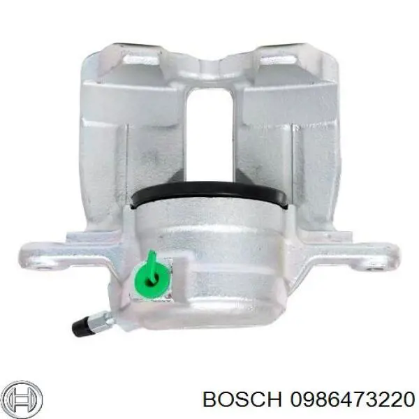 0 986 473 220 Bosch pinza de freno delantera izquierda