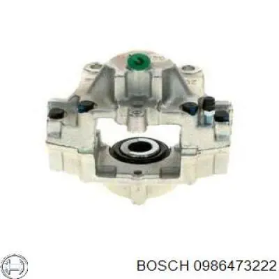 0 986 473 222 Bosch pinza de freno trasera izquierda