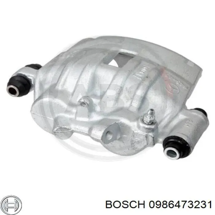 0 986 473 231 Bosch pinza de freno delantera izquierda