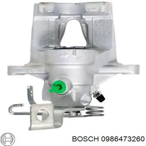 Pinza de freno trasera izquierda BOSCH 0986473260