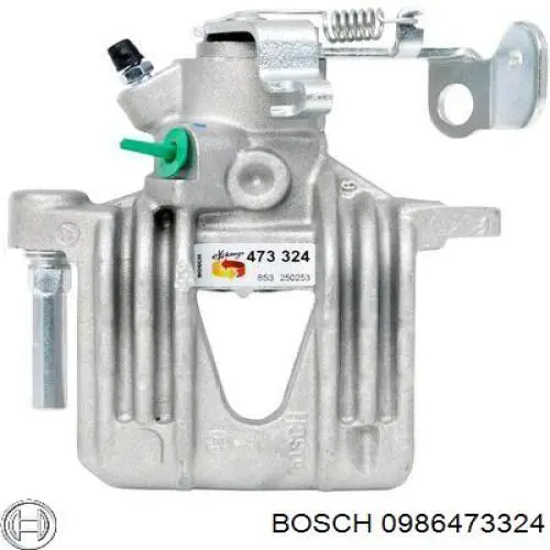 0986473324 Bosch pinza de freno trasera izquierda