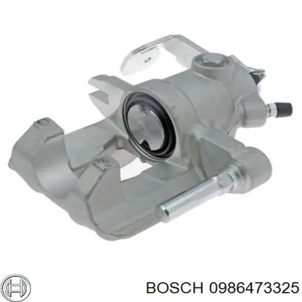 0204103957 Bosch pinza de freno trasera izquierda