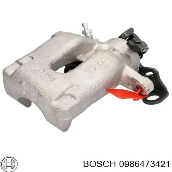 Pinza de freno trasera izquierda 0986473421 Bosch