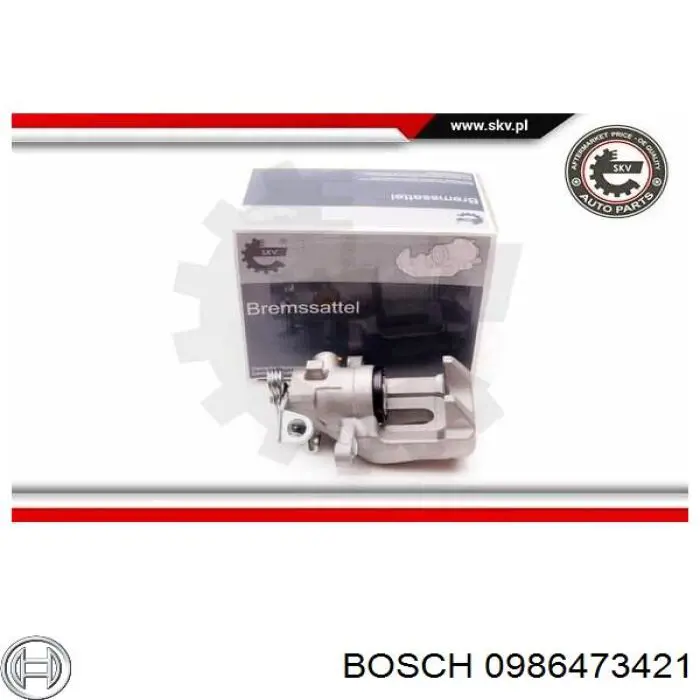 Pinza de freno trasera izquierda Bosch 0986473421 precio, desde 50,91 EUR