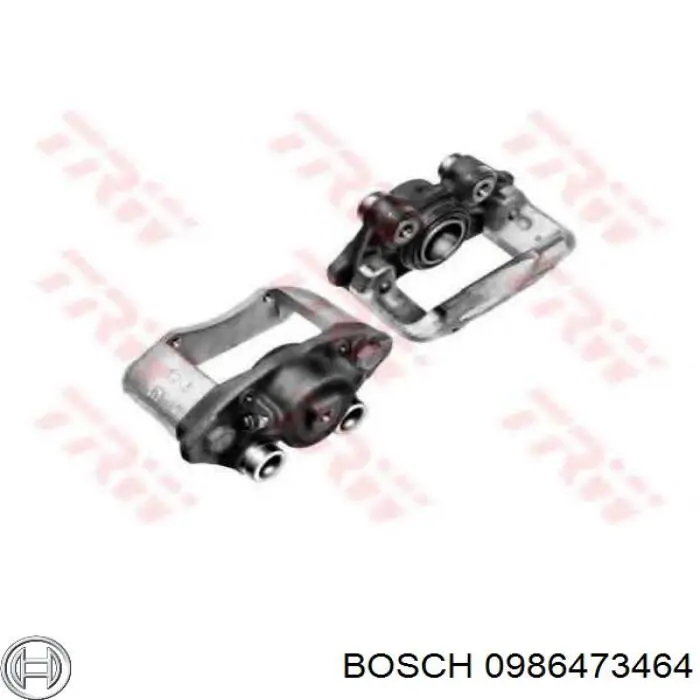 0986473464 Bosch pinza de freno delantera izquierda