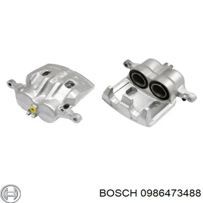 0 986 473 488 Bosch pinza de freno delantera izquierda