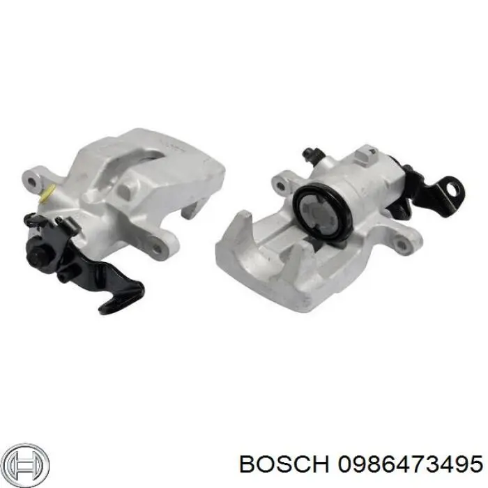 0986473495 Bosch pinza de freno trasera izquierda